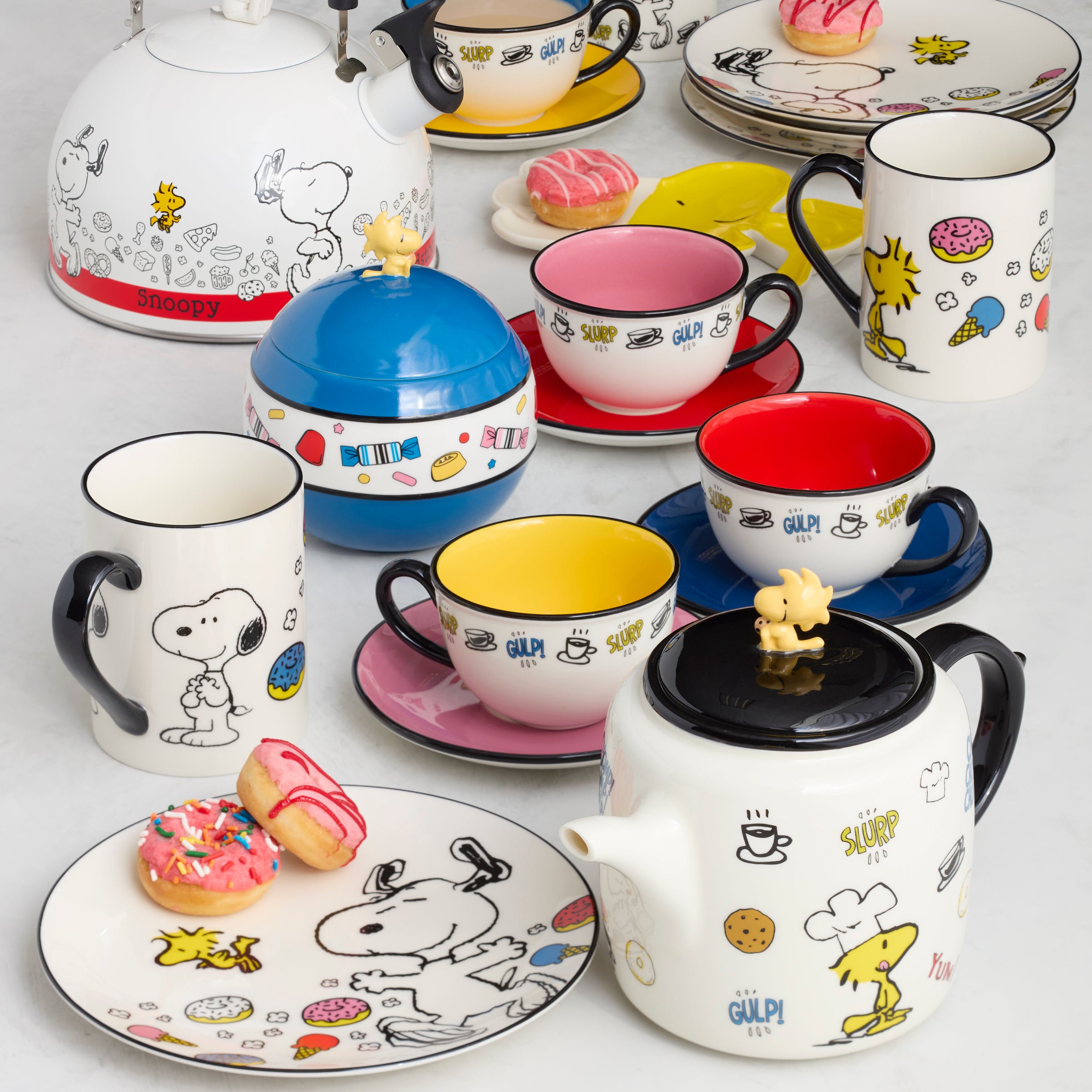 Chef Snoopy Accent Plates - Set of 4