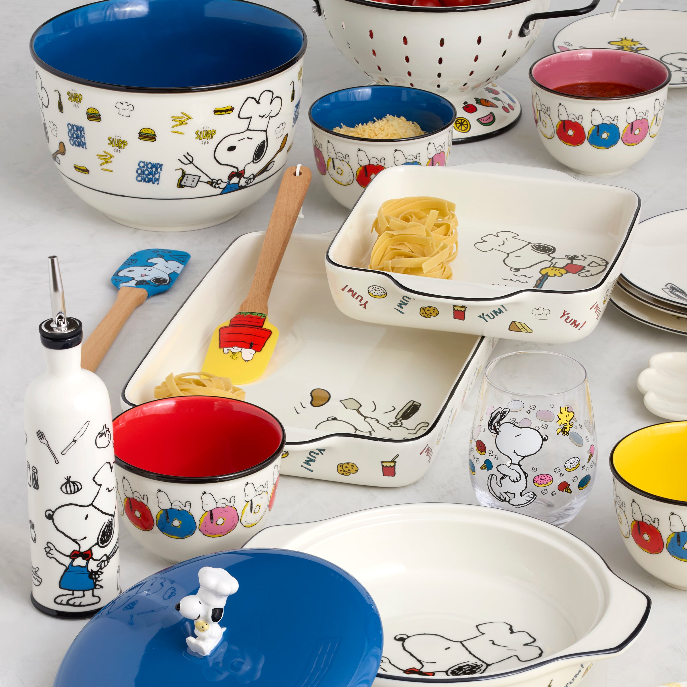Chef Snoopy Dessert Bowls - Set of 4
