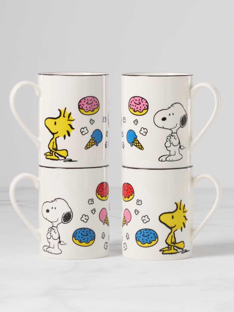 Chef Snoopy Mugs - Set of 4